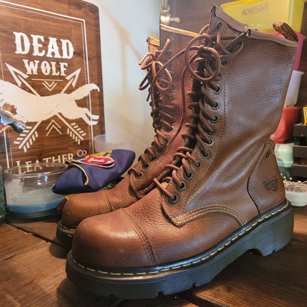 Doc Martens AirWair Boots Brown 10